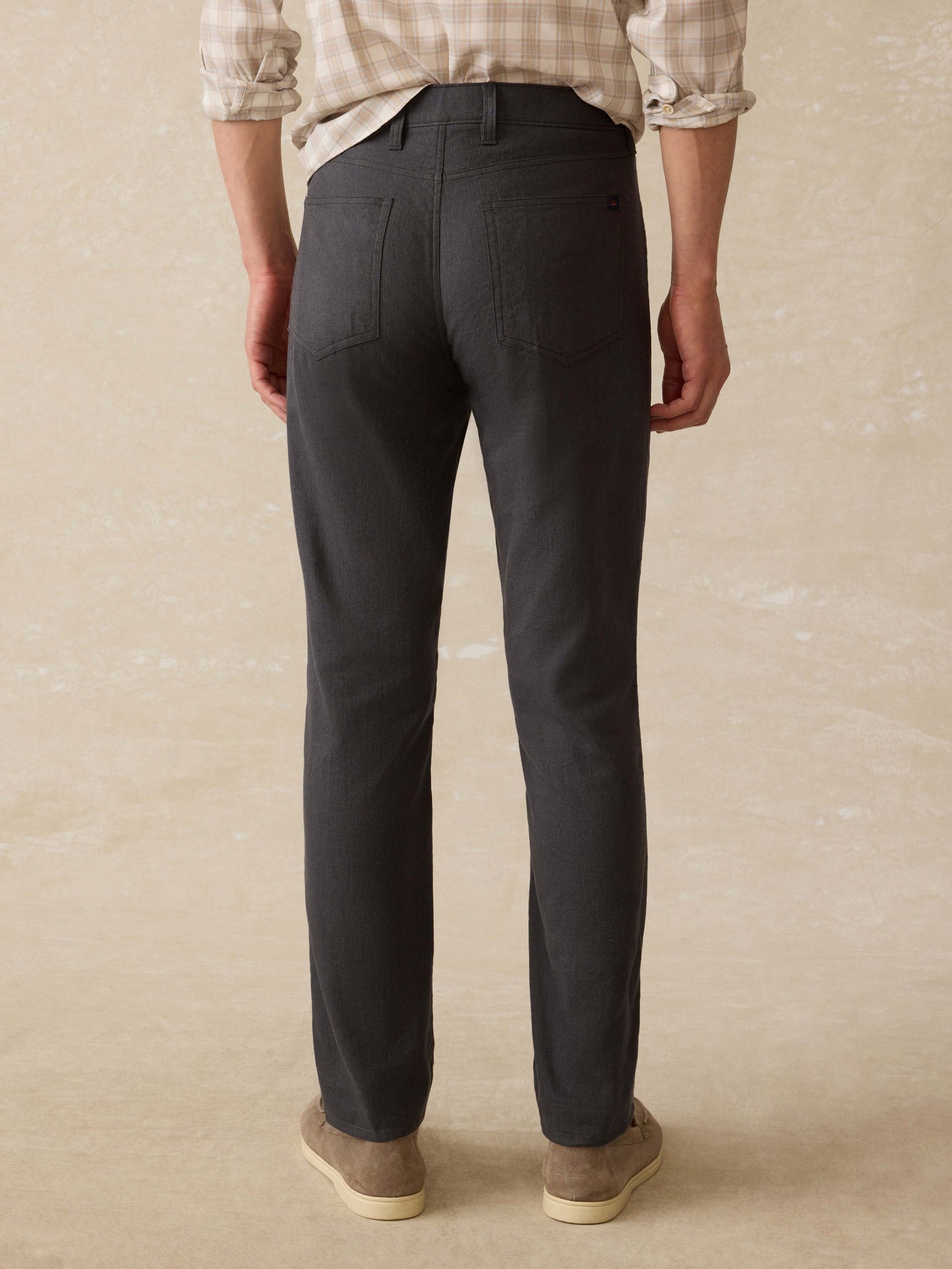 Movement™ Linen 5-Pocket Pant - Washed Black