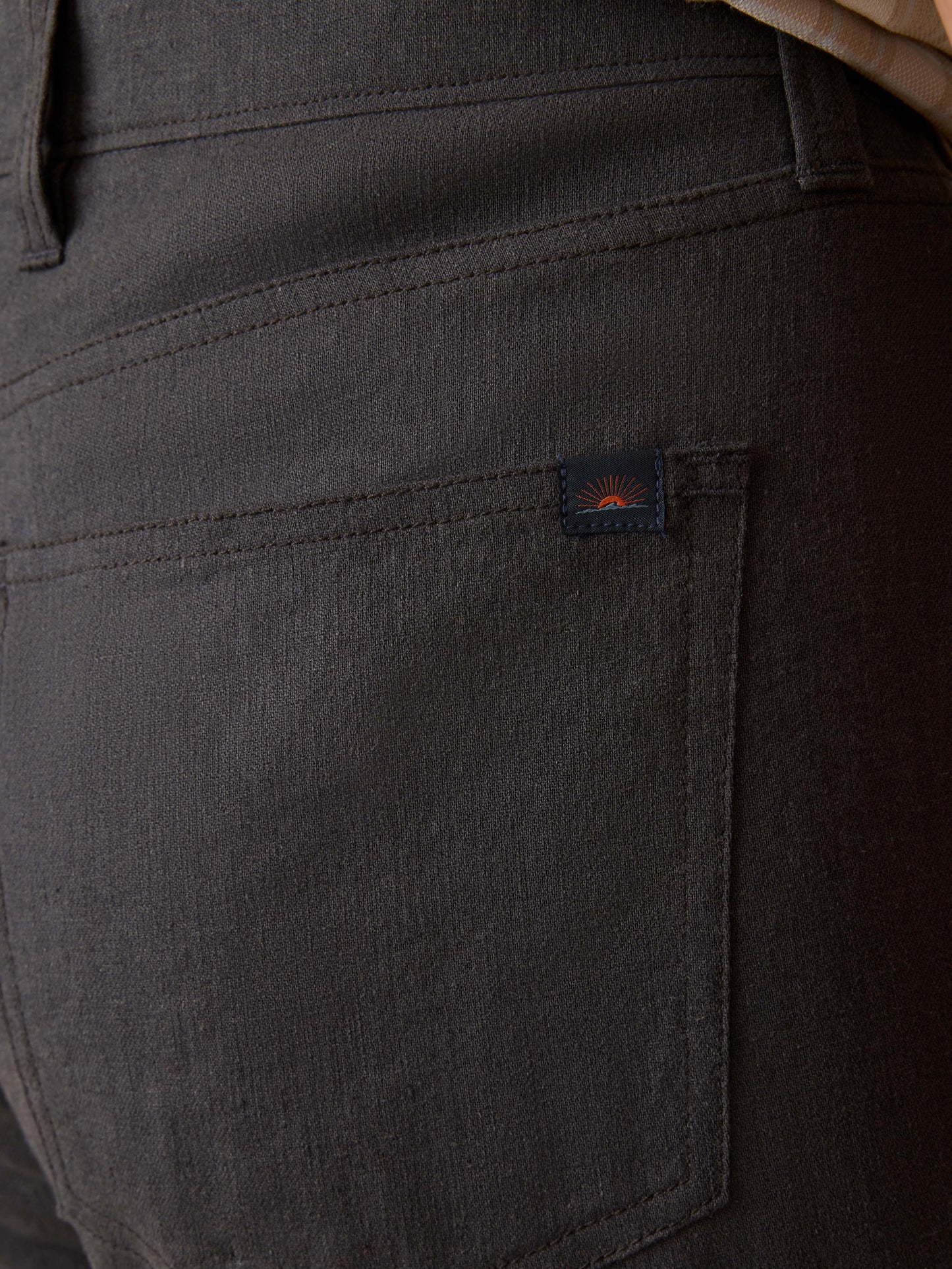 Movement™ Linen 5-Pocket Pant - Washed Black