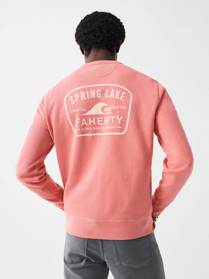 Spl Ls Terry Crewneck - Faded Flag