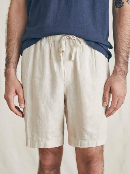 Essential Linen Short (6.5" Inseam) - Weathered Sand