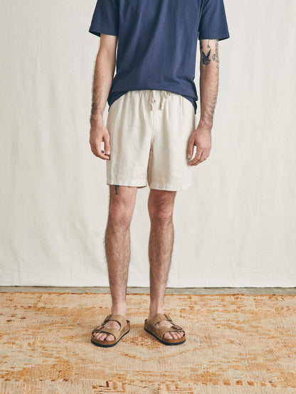 Essential Linen Short (6.5" Inseam) - Weathered Sand