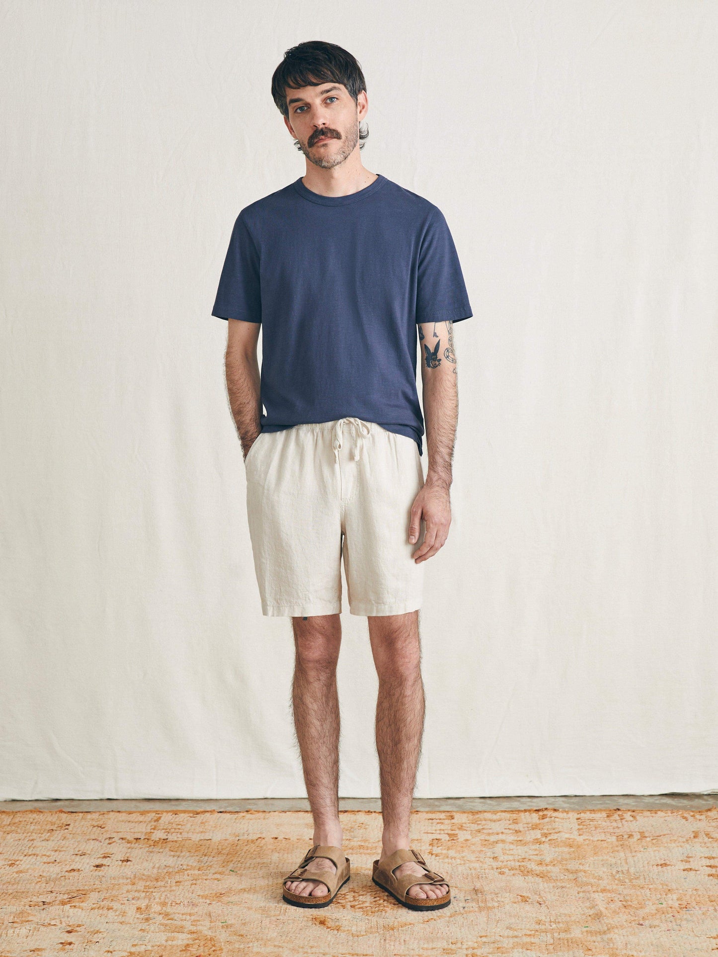 Essential Linen Short (6.5" Inseam) - Weathered Sand