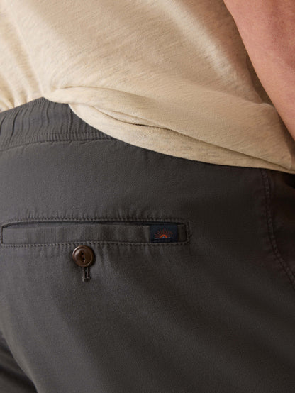 Essential Drawstring Short - Graphite Tide