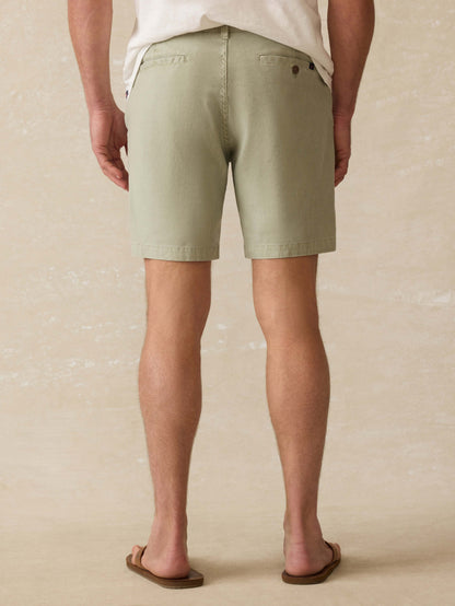 Tradewinds Linen Blend Short - Sage Mist
