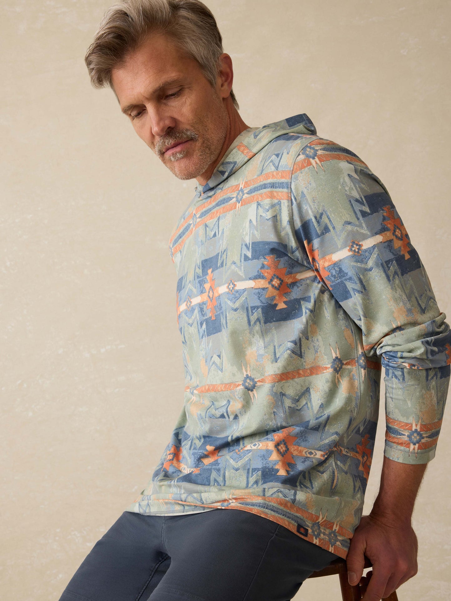 Doug Good Feather Shorelite UPF Hoodie - Daybreak Star Nation