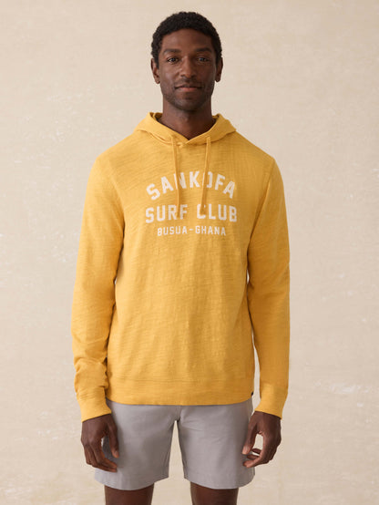 Surf Ghana Sunwashed Slub Hoodie - Tuscan Sun