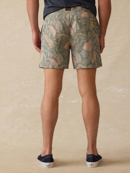 Biarritz Boardshort - Valley Sunwashed Leaves
