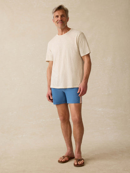 Biarritz Boardshort - Blue Horizon Stripe