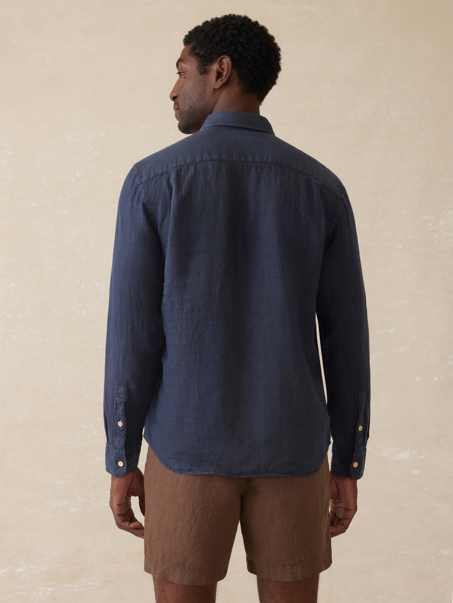 Laguna Linen Shirt - Island Navy