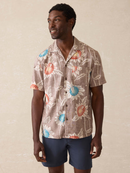 Short Sleeve Breeze Camp Shirt - Sunseeker Blossom