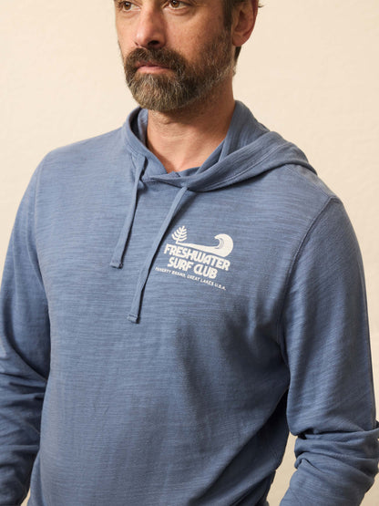 Sunwashed Slub Graphic Hoodie - Dusk