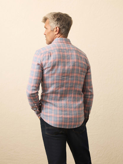 Long-Sleeve Breeze Shirt - Sunrise Sky Plaid