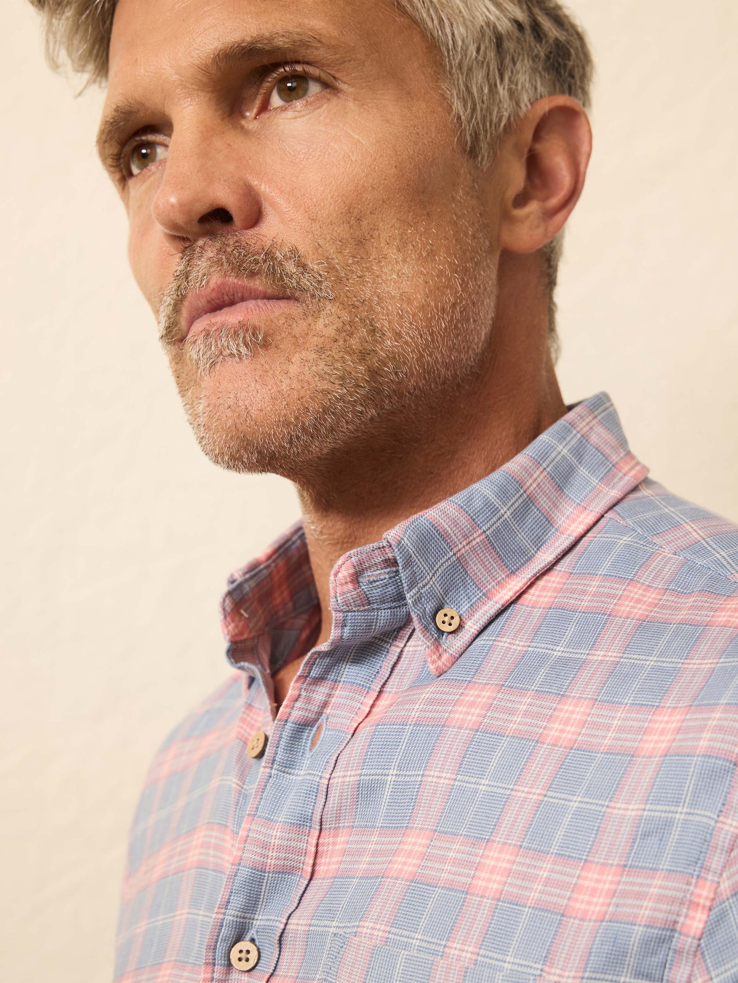 Long-Sleeve Breeze Shirt - Sunrise Sky Plaid