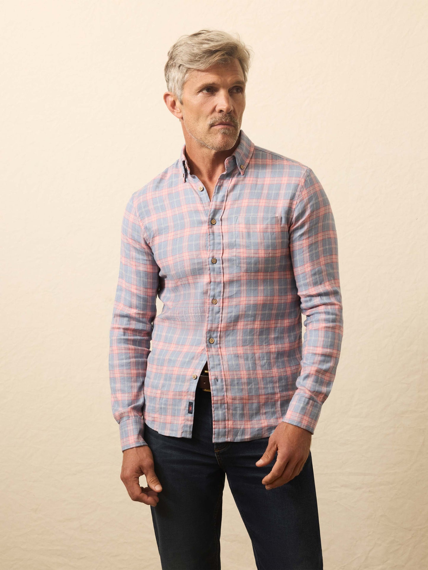Long-Sleeve Breeze Shirt - Sunrise Sky Plaid