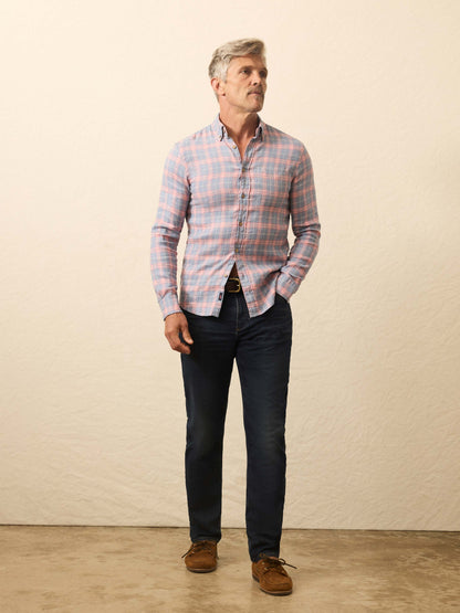 Long-Sleeve Breeze Shirt - Sunrise Sky Plaid