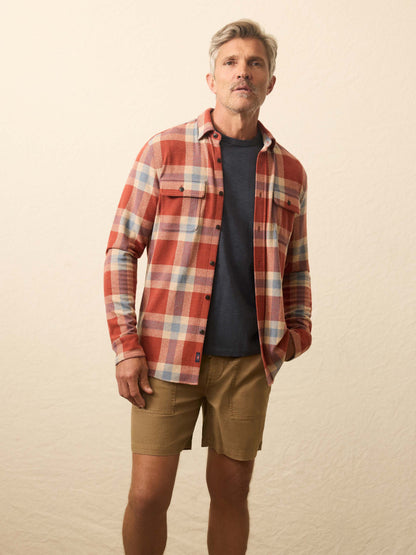 Legend™ Sweater Shirt (Double Pocket) - Copper Falls Plaid