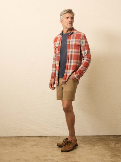 Legend™ Sweater Shirt (Double Pocket) - Copper Falls Plaid