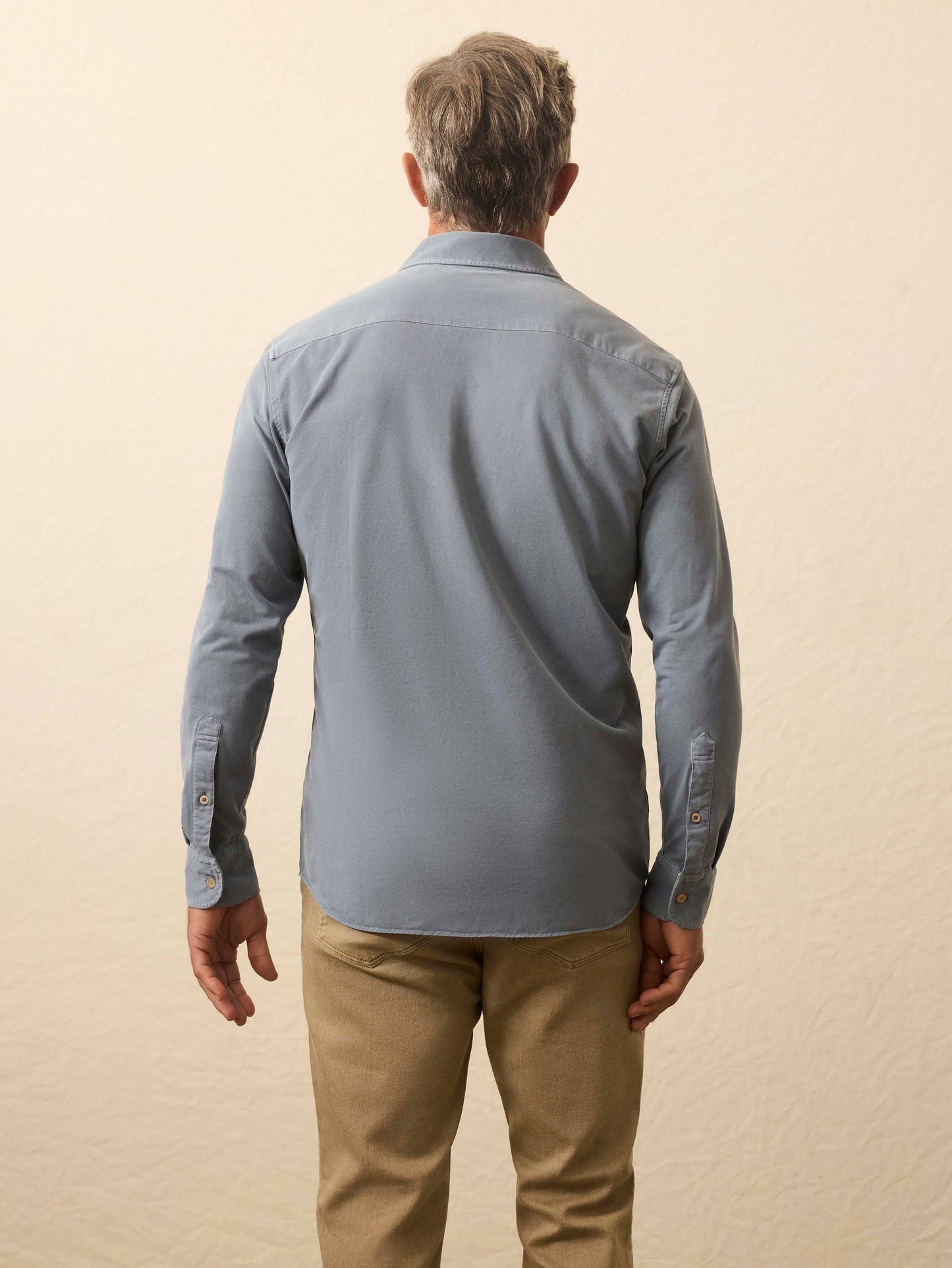 Long-Sleeve Costa Pique Shirt - Sea Cavern