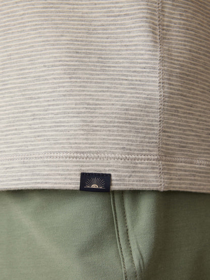 Movement™ Quarter Zip - Grey Cove Stripe