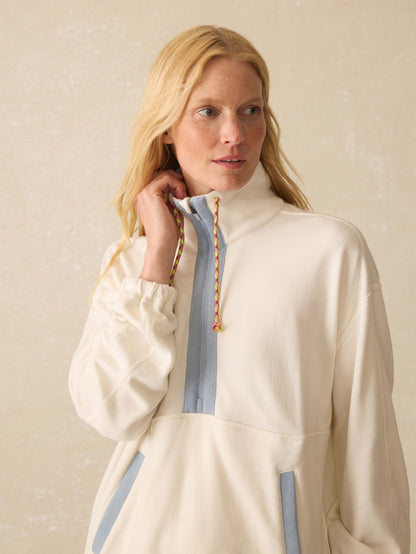 High Tide Terry Anorak - Egret