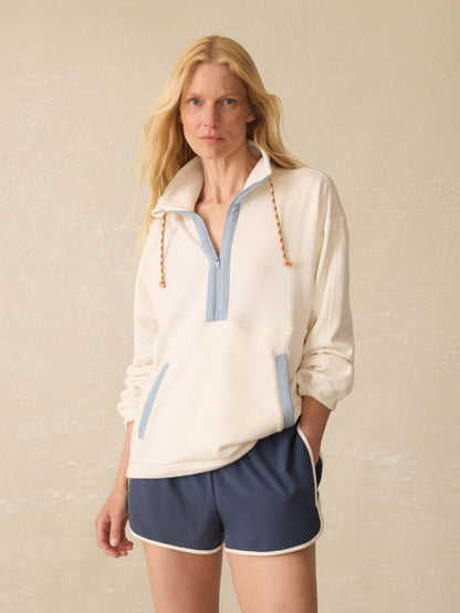 High Tide Terry Anorak - Egret