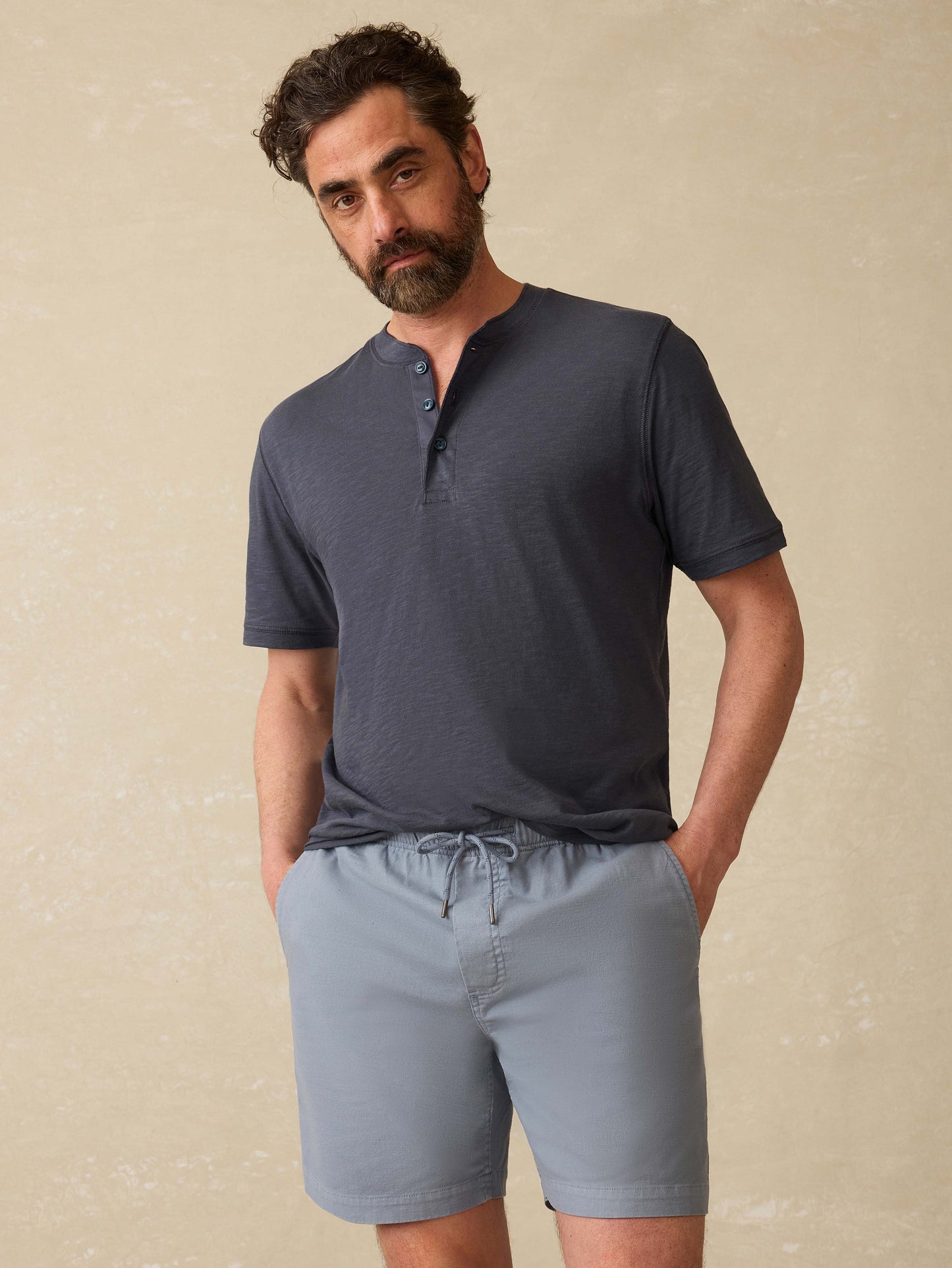 Essential Drawstring Short - Flintstone