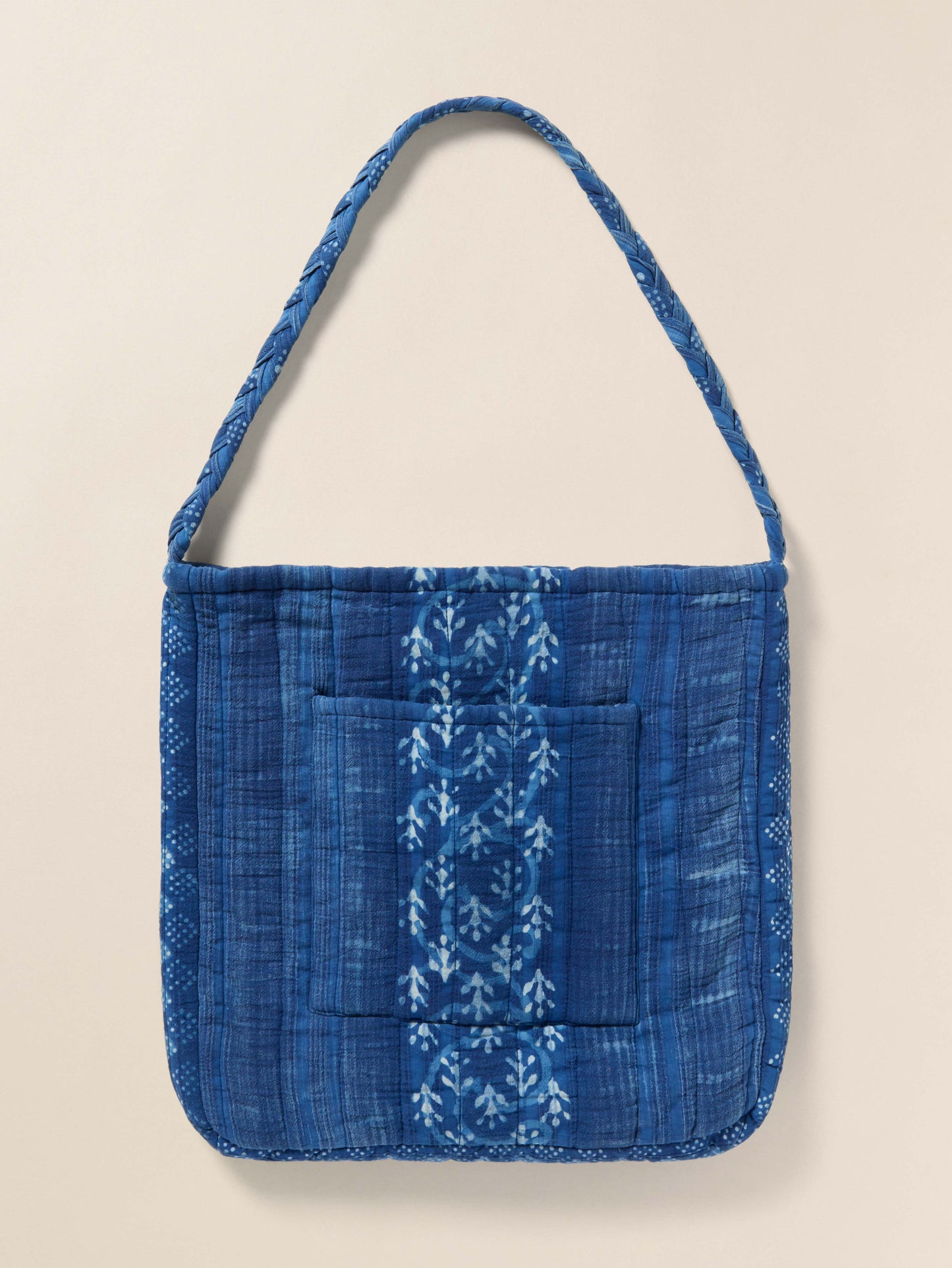 Sun Valley Quilted Tote - Indigo Valley